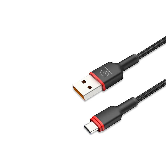 WUW 拼色系列 USB to Type-C 2.4A快充數據線 傳輸充電線(X203)1M