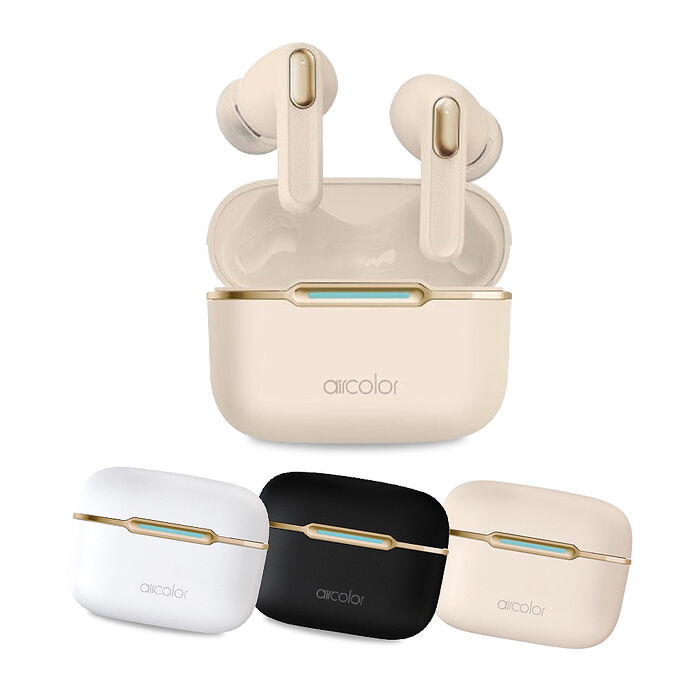 aircolor Pure Air 日系美型 ANC/ENC降噪 HIFI高音質 真無線藍牙耳機