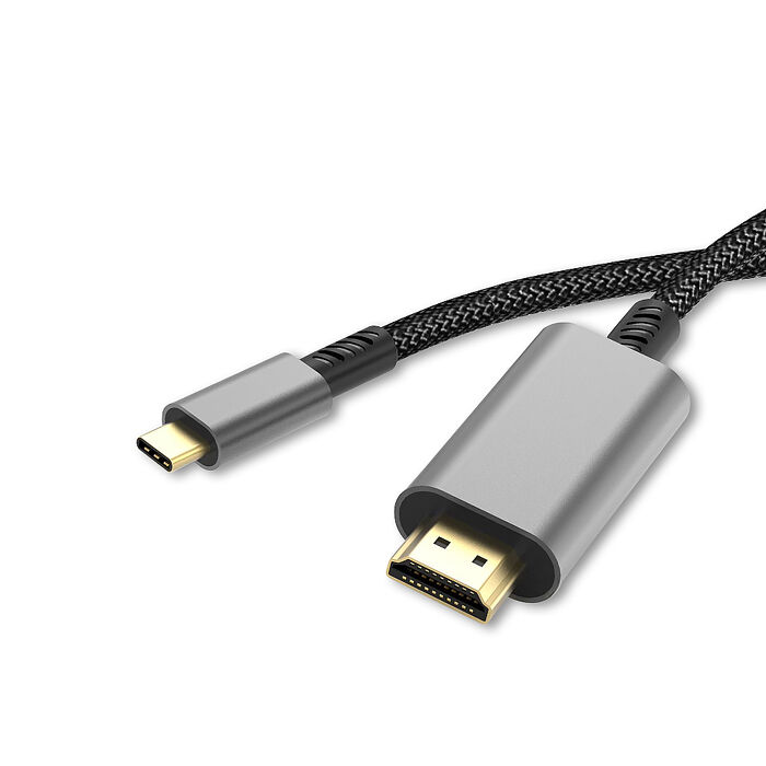Type-c to HDMI 真4K 高畫質影音傳輸線 投影轉接線(1.8M)