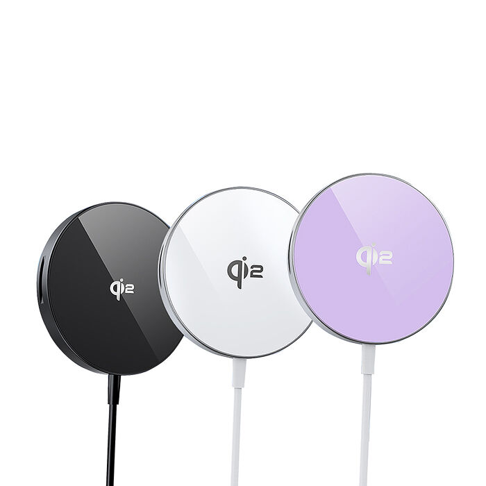 DA 15W高質感 Magsafe閃電磁吸充電盤 Qi2認證 手機支架 蘋果/安卓全兼容