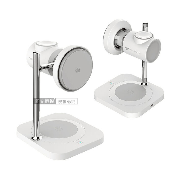 aircolor Qi2 25W四合一磁吸無線充電座 支援iOS/Android雙系統 手機/手錶/耳機