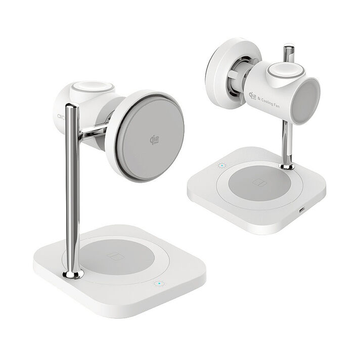 aircolor Qi2 25W四合一磁吸無線充電座 支援iOS/Android雙系統 手機/手錶/耳機
