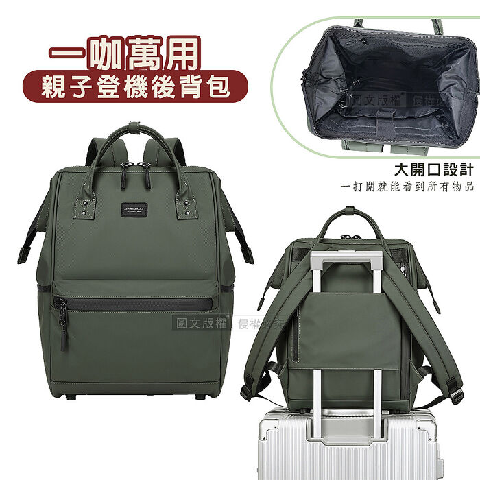 All in One 一咖萬用 親子登機後背包 15.6吋電腦包 筆電包
