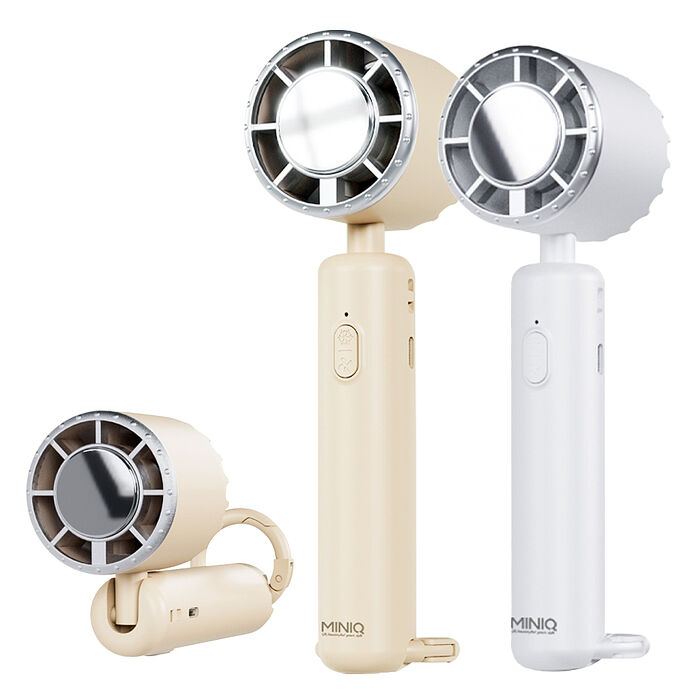 FROZR 極致冰感 手持高效製冷風扇 可直立桌面 三段風速/風扇頭可彎折/附掛繩