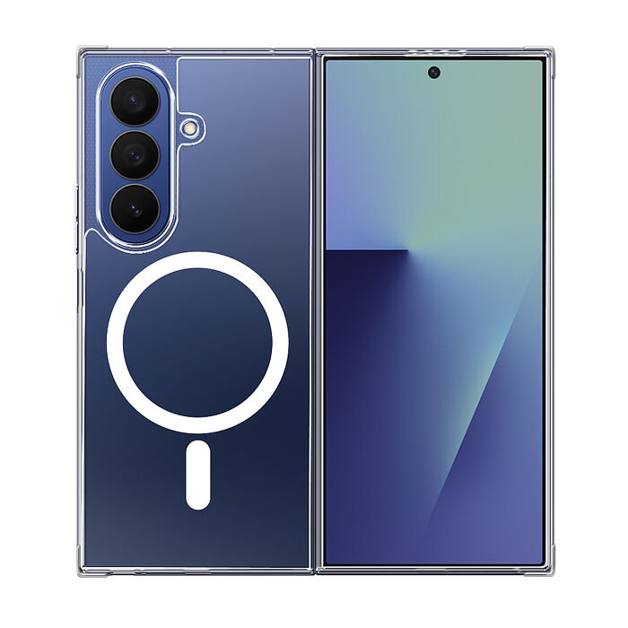 CITY磁吸版 三星 Galaxy Z Fold7 5D軍規防摔氣墊殼 磁吸手機殼 透明殼