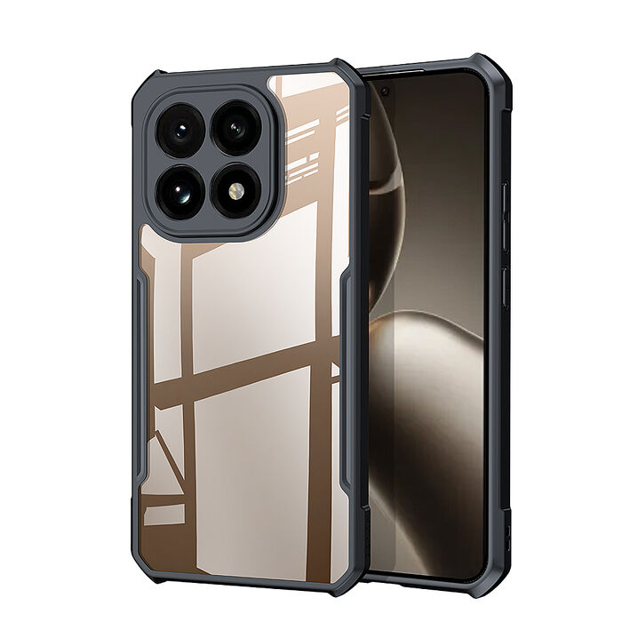 XUNDD訊迪 軍事防摔 小米 Xiaomi 15T 鏡頭全包覆 清透保護殼 手機殼(夜幕黑)
