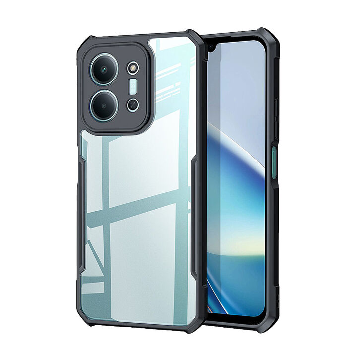 XUNDD訊迪 軍事防摔 紅米Redmi 15C 4G 鏡頭全包覆 清透保護殼 手機殼(夜幕黑)