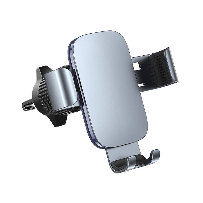 MetalX 金屬質感 三角重力車用出風口支架 升級版防墜尾鉤 360度旋轉手機支架