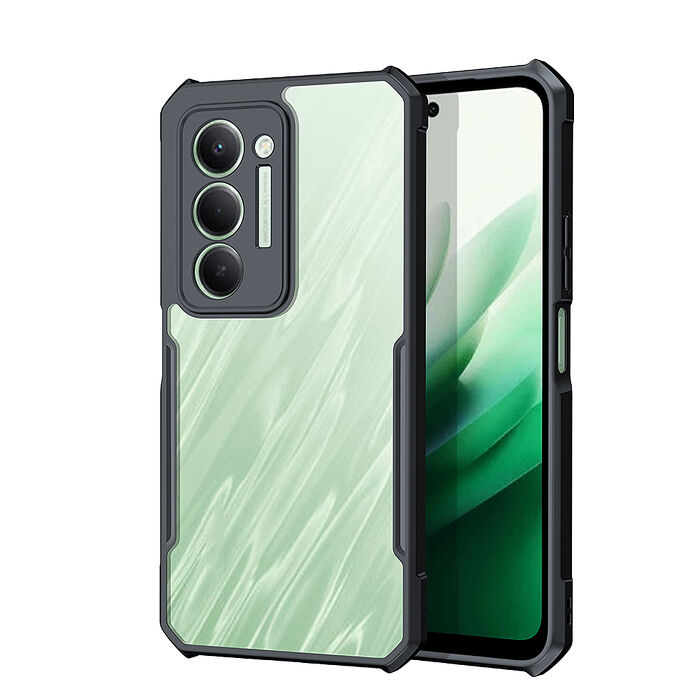 XUNDD訊迪 軍事防摔 紅米Redmi 15 5G 鏡頭全包覆 清透保護殼 手機殼(夜幕黑)