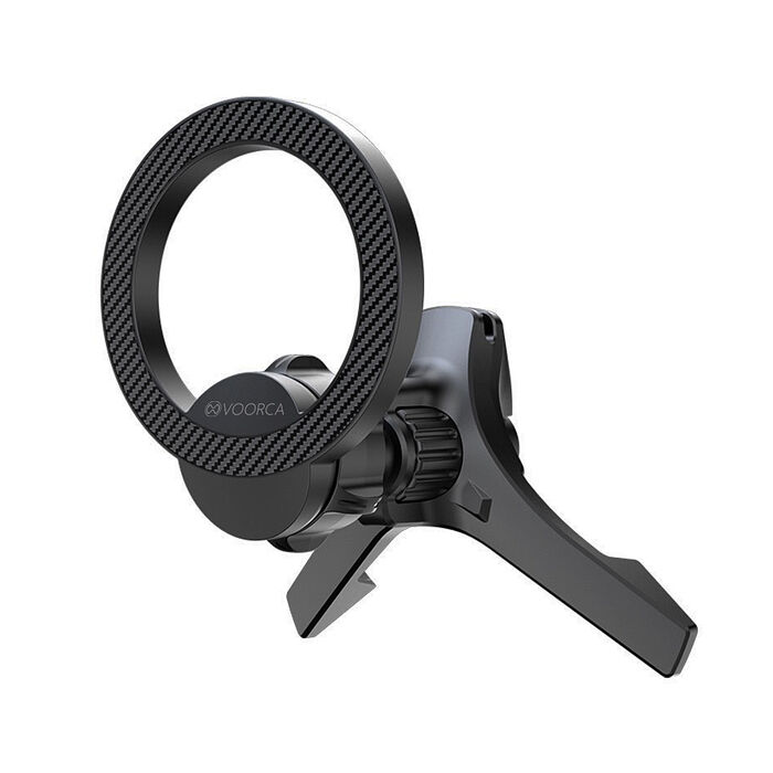 V-Plus 冷氣出風口車架 N52強力磁吸手機架 360°自由旋轉/加長鐵鉤