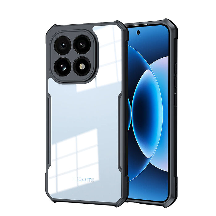 XUNDD訊迪 軍事防摔 小米 Xiaomi 17 鏡頭全包覆 清透保護殼 手機殼(夜幕黑)