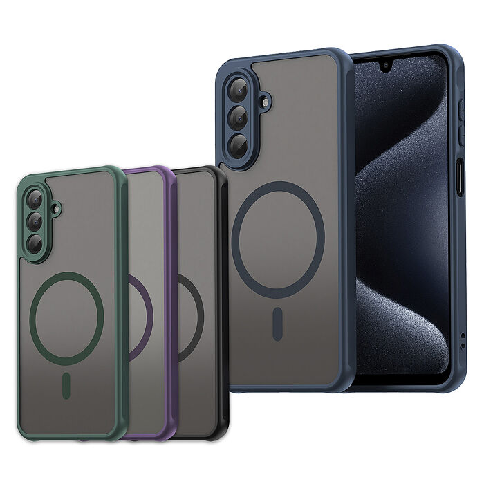 凡盾系列 三星 Galaxy A17 5G 磨砂磁吸防摔殼 鏡頭全包覆 手機殼