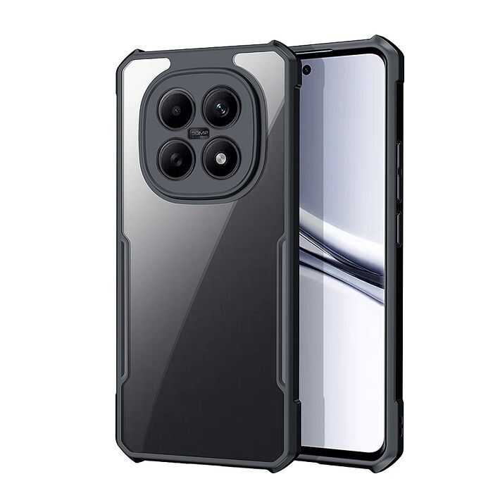 XUNDD訊迪 軍事防摔 紅米Redmi Note 15 5G/4G 共用 鏡頭全包覆 清透保護殼 手機殼(夜幕黑)