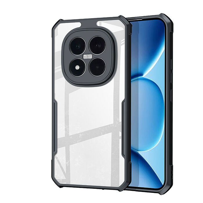 XUNDD訊迪 軍事防摔 紅米Redmi Note 15 Pro+ 5G 鏡頭全包覆 清透保護殼 手機殼(夜幕黑)