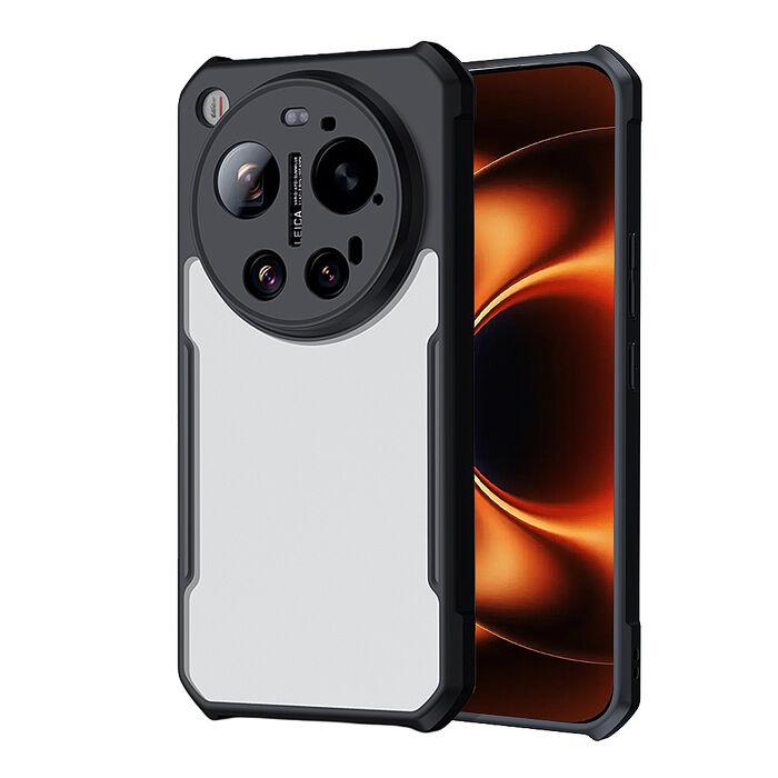 XUNDD訊迪 軍事防摔 小米 Xiaomi 17 Ultra 鏡頭全包覆 清透保護殼 手機殼(夜幕黑)