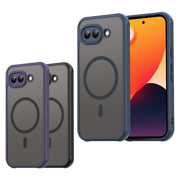 凡盾系列 Google Pixel 10a 磨砂磁吸防摔殼 鏡頭全包覆 手機殼