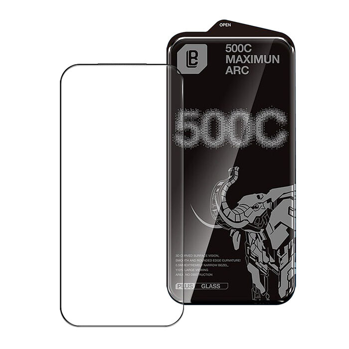 【5倍抗衝擊】iPhone 17 Pro 500C 3D曲面全覆蓋鋼化玻璃貼 0.5mm極窄邊框 防指紋保護貼