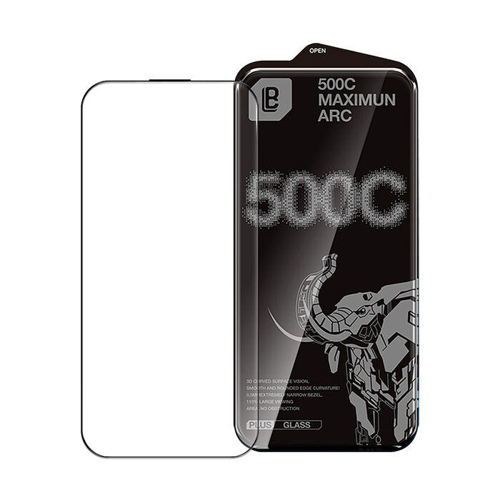 【5倍抗衝擊】iPhone 17/16 Pro 500C 3D曲面全覆蓋鋼化玻璃貼 0.5mm極窄邊框 防指紋保護貼