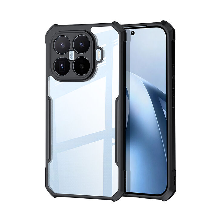 XUNDD訊迪 軍事防摔 小米 Xiaomi 17T 鏡頭全包覆 清透保護殼 手機殼(夜幕黑)