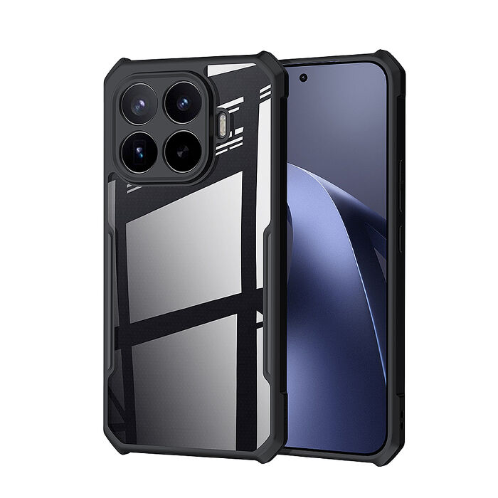 XUNDD訊迪 軍事防摔 小米 Xiaomi 17T Pro 鏡頭全包覆 清透保護殼 手機殼(夜幕黑)
