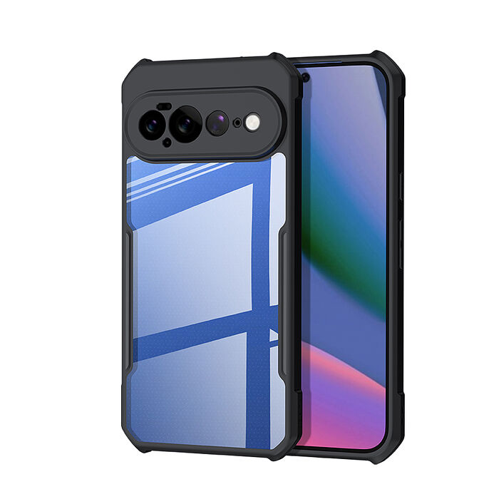 XUNDD訊迪 軍事防摔 Google Pixel 11 Pro XL 鏡頭全包覆 清透保護殼 手機殼(夜幕黑)