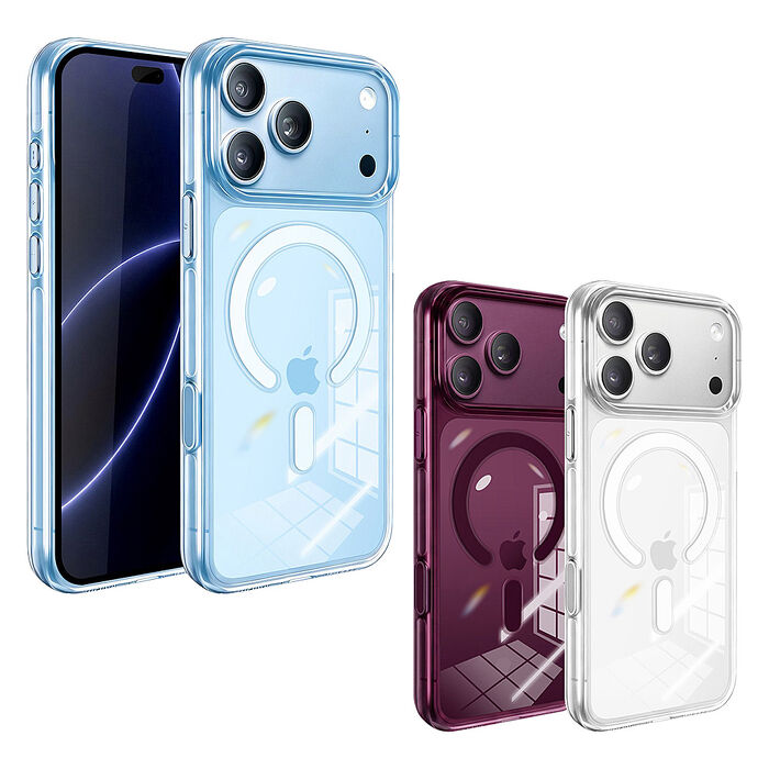 晶磁清透 iPhone 18 Pro Max 抗發黃保護殼 磁吸防摔手機殼