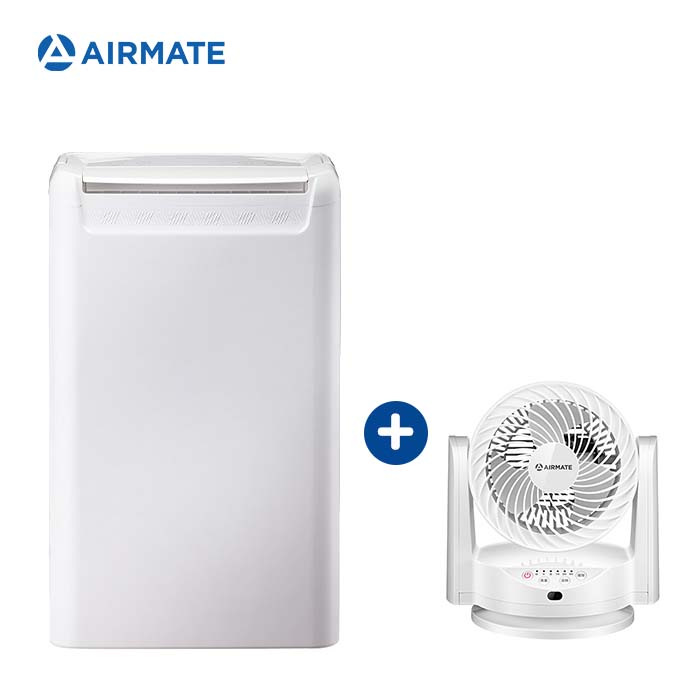 Airmate艾美特 6L快速乾衣除濕機+6吋空氣遙控循環扇