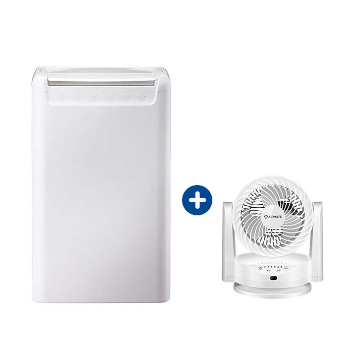 Airmate艾美特 6L快速乾衣除濕機+6吋空氣遙控循環扇