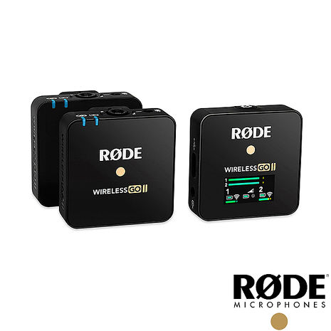 RODE Wireless GO II 微型無線麥克風-黑色 公司貨