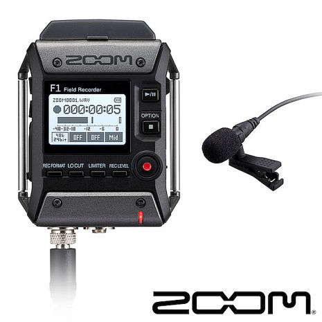 Zoom F1-LP 領夾式麥克風 錄音機 公司貨