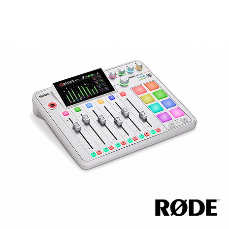 RODE Caster Pro II 混音工作台 │廣播/直播用錄音介面-白色 公司貨