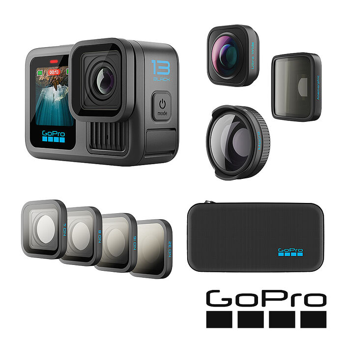GoPro HERO13 Black 全能鏡頭套組 CHDRB-132 公司貨