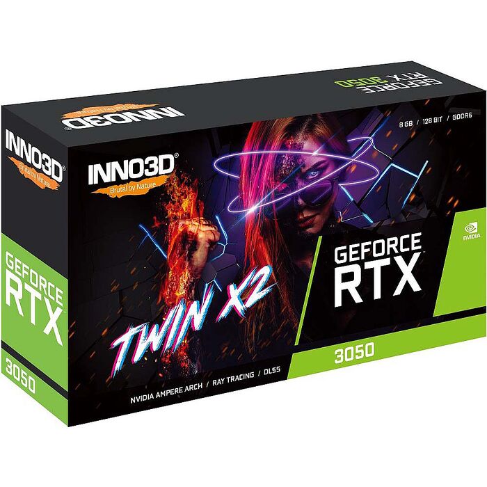 Inno3D 映眾 RTX 3050 8GB GDDR6 TWIN X2  顯示卡