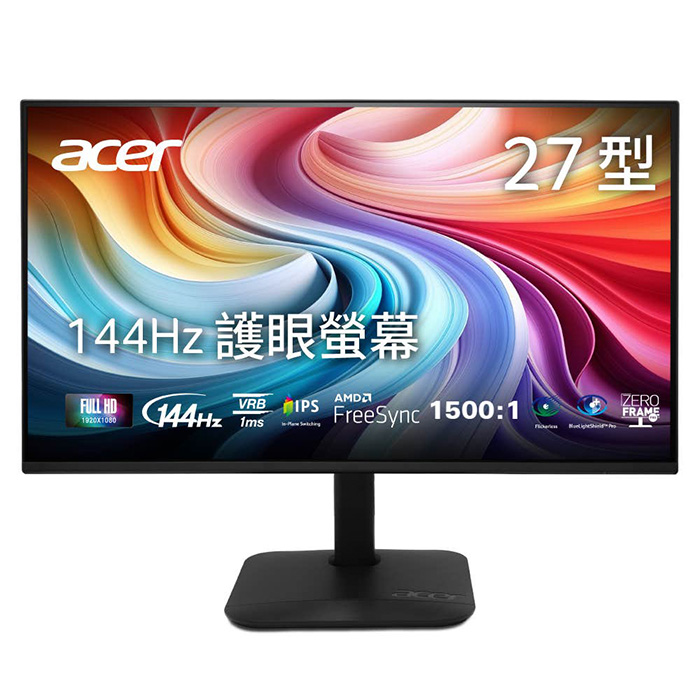 Acer 宏碁 KA272 P6 27型 IPS 144Hz護眼螢幕