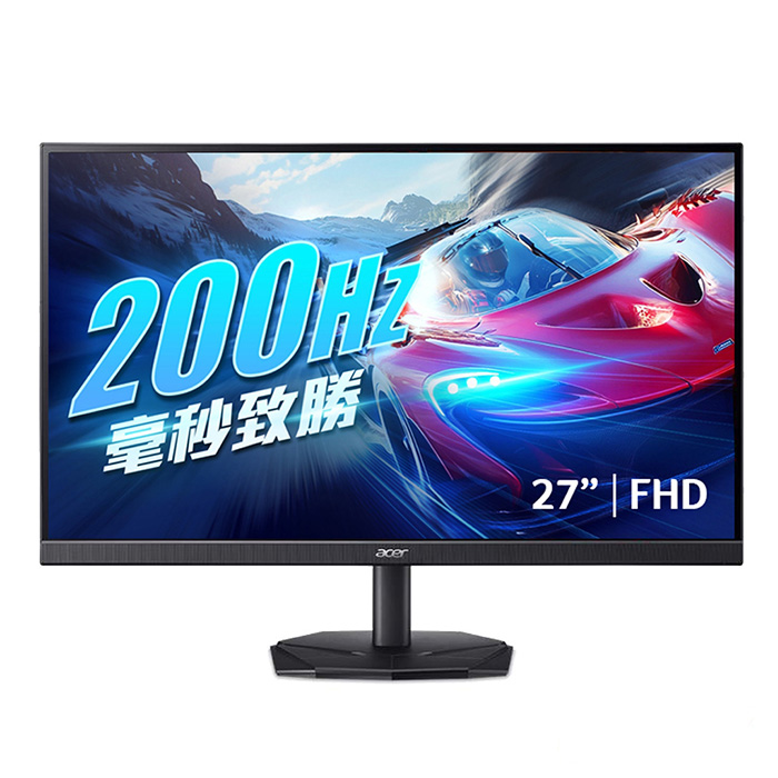 ACER 宏碁 KG271 X1 電競螢幕(27型/FHD/200Hz/0.5ms/HDMI/DP/IPS)