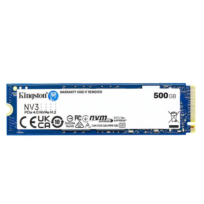 Kingston 金士頓 NV3 500GB Gen4 PCIe SSD 固態硬碟 (SNV3S/500G)