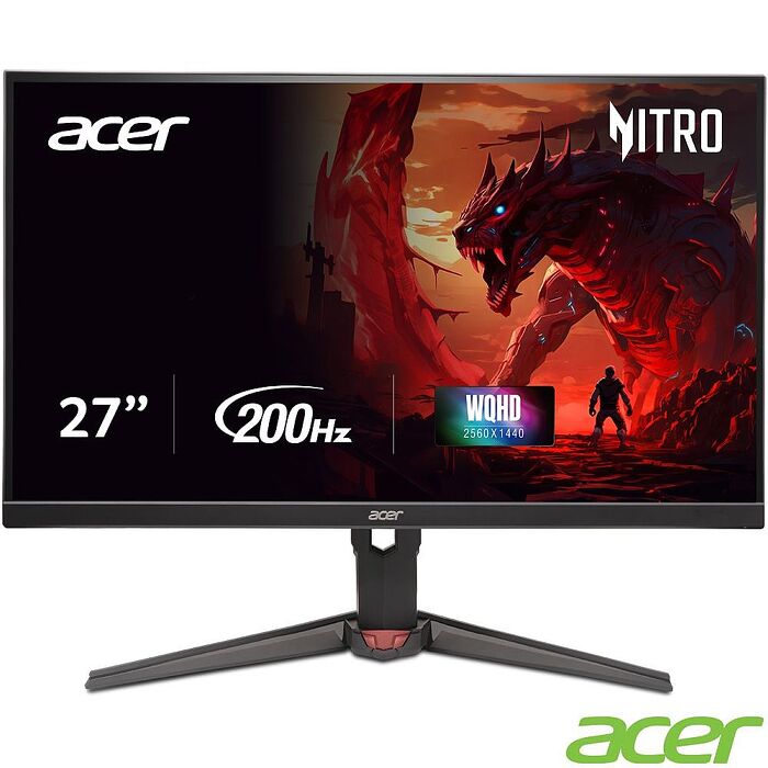 ACER 宏碁 XV272U X1電競螢幕(27型/2K/200Hz/0.5ms/IPS)