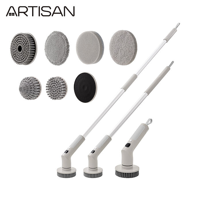 ARTISAN奧堤森 USB兩用電動清潔刷/暖月灰 CB300