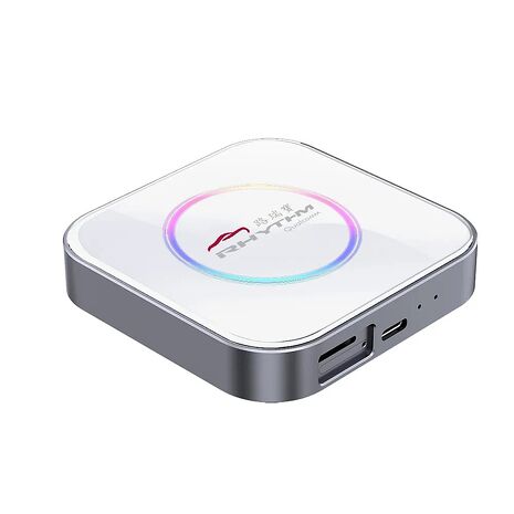 【Rhythm】路瑞寶 CarCube Pro 安卓盒  美型高階款｜旗艦高通 6225 晶片 8+128G｜30萬跑分不卡｜鋁合金外觀材質  氛圍燈版  KPL0129(6225-8+128)