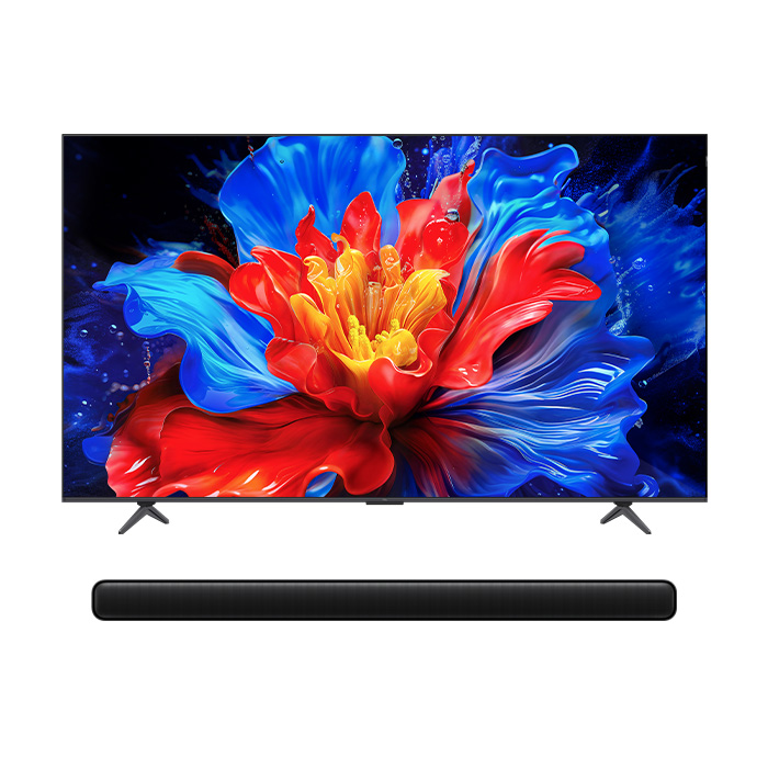 【OP響樂生活】TCL 55吋QLED Google TV(55P8K) +TCL S45H 2.0 Soundbar組合