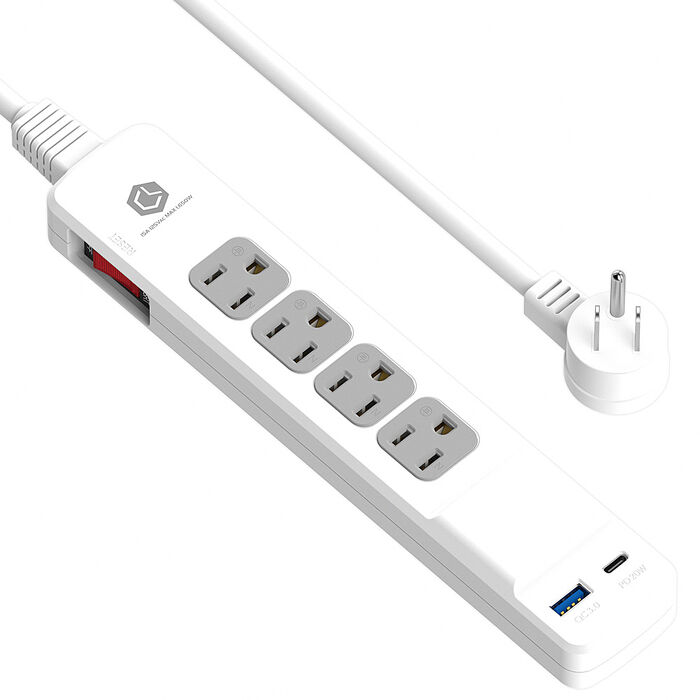 CHANGLU 台灣製造 快易充 USB 20W 智慧充電延長線 1.8M(6尺)(限時搶購)