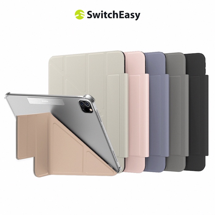 魚骨牌 SwitchEasy iPad Pro 11吋/Air 10.9吋 Origami Nude 多角度透明保護殼