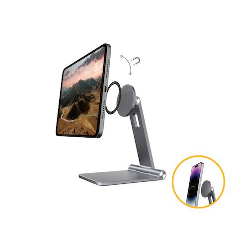 MAGEASY FlipMount 磁吸iPad/iPhone支架(附贈磁吸擴充貼片)