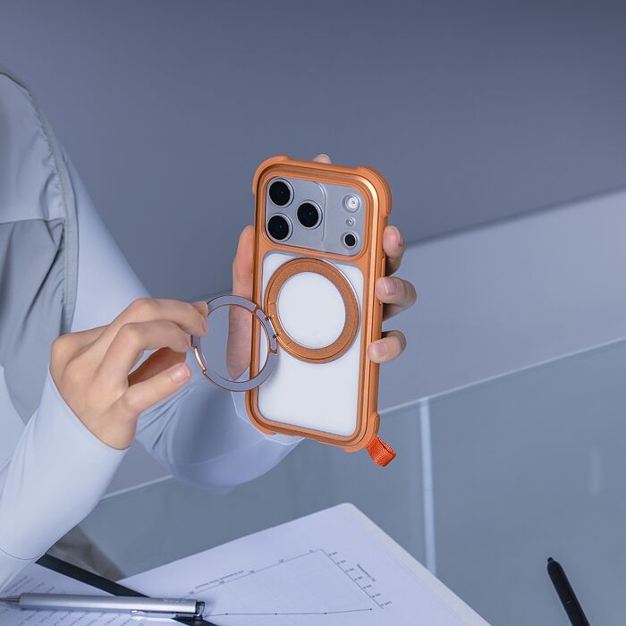 MAGEASY iPhone 17 Pro/Pro max Odyssey Stand M 超軍規防摔磁吸支架手機殼(17 Pro/17 Pro max)