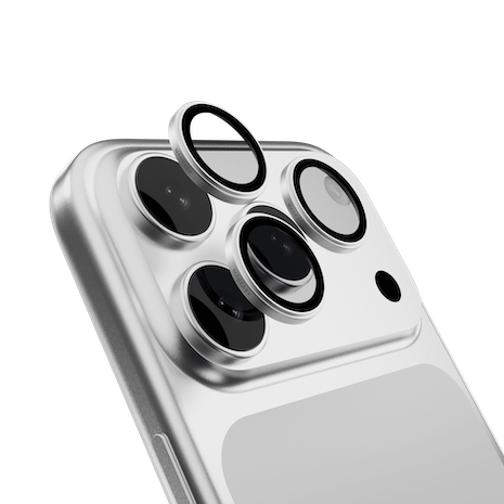 MEGEASY iPhone 17 Pro/Pro max 三鏡頭 Lenz 藍寶石鏡頭保護貼 鏡頭保護膜-鋁合金款(一年破裂保固)(17Pro/17Pro max)