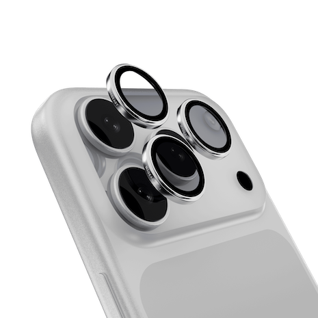 MEGEASY iPhone 17 Pro 三鏡頭 Lenz 藍寶石鏡頭保護貼 鏡頭保護膜-Ti64款(一年破裂保固)(17Pro/17Pro max)