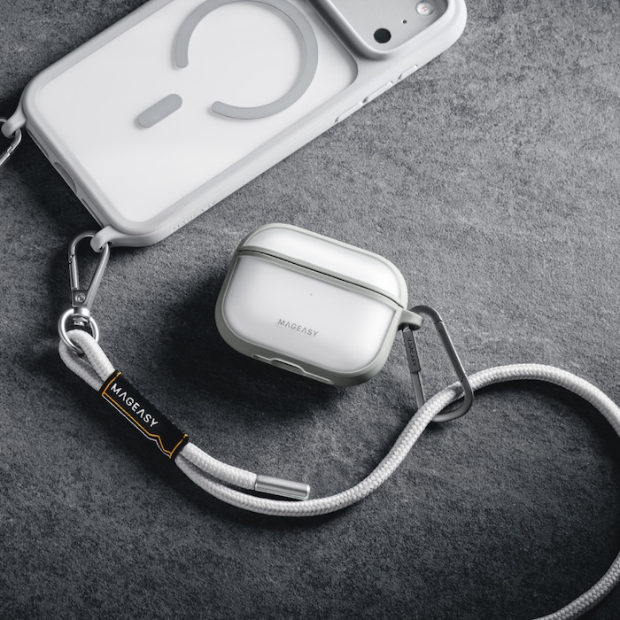 MAGEASY Roam 城市漫遊霧透耳機保護殼AirPods 4、AirPods Pro 1/2/3