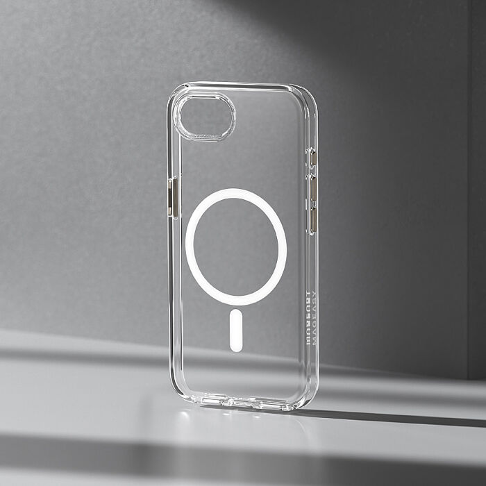 MAGEASY iPhone 17e/16e Bright M 不發黃軍規磁吸透明殼