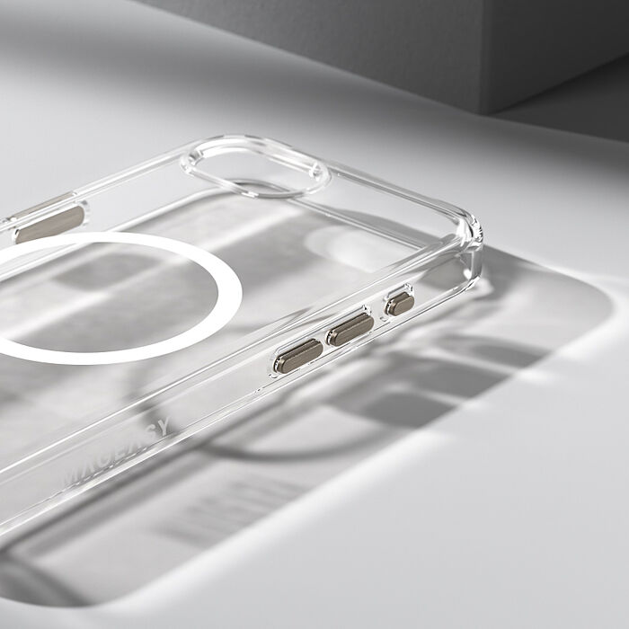 MAGEASY iPhone 17e/16e Bright M 不發黃軍規磁吸透明殼