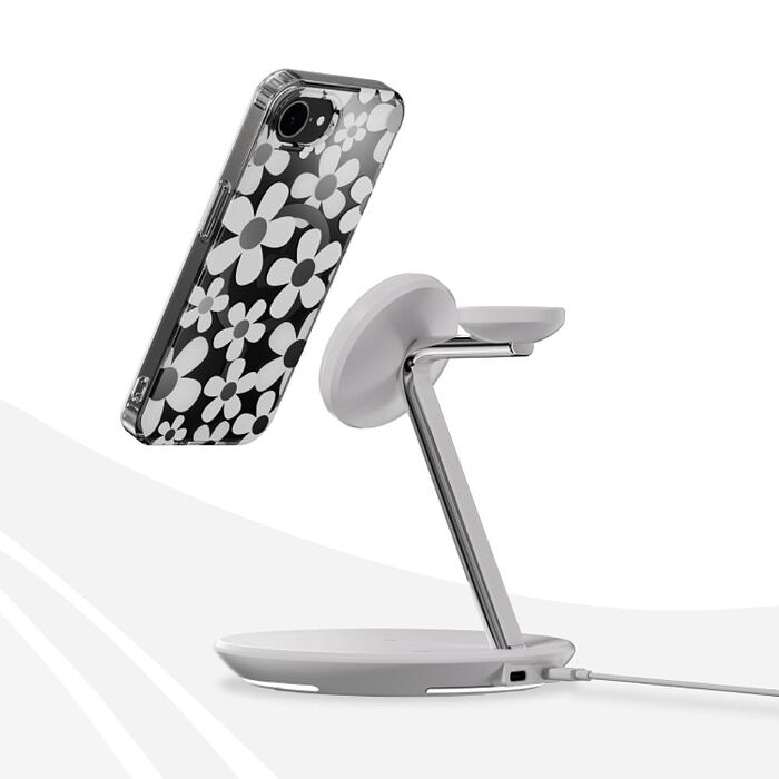 魚骨牌 SwitchEasy iPhone 17e/16e Fleur M 花卉系列防摔磁吸手機殼